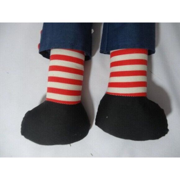 Vintage 1979 Handmade Raggedy Andy Doll Toy Collectible 21-inches Fabric - Picture 4 of 4